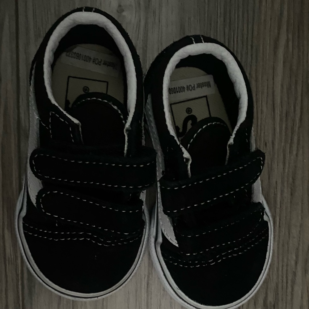 Toddler Vans authentic black